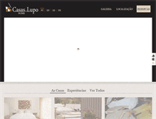 Tablet Screenshot of casasdolupo.com